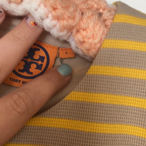 Authentic Tory Burch Striped Dress Large - Picture 4 of 6